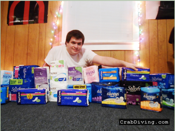 CrabDiving 031 – Anne Frank Belieber and the Human Maxi Pad