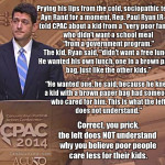 Paul Ryan Thinks Poor People Care Less For Their Kids - CrabDiving
