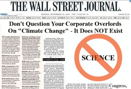 Wall Street Journal denies climate change