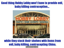 Hobby Lobby christofascists - crabdiving