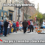 Tea Party Rally diversity - CrabDiving