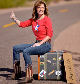 Sarah Palin hitchhiking