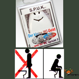 spuk german toilet anti-standing-while-peeing device