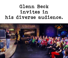 Glenn Beck diverse audience