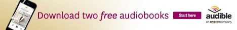 Audible Free Trial Two Free Books - CrabDiving - 468x60