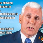 Mike Pence cries discrimination - crabdiving