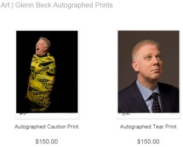 Glenn Beck autographed prints