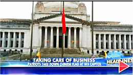 fox fail communist flag in washington