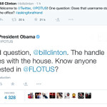 Obama Clinton Twitter funny exchange