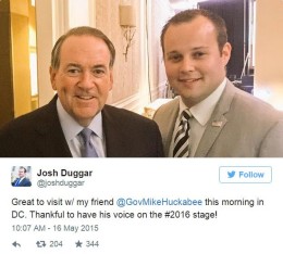 huckabee defending duggar