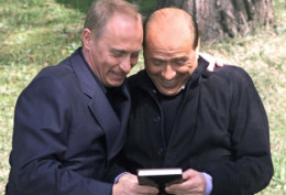 Berlusconi Putin bromance