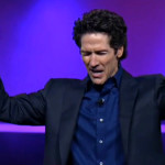 joel osteen collection plate celebration