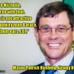 racist Washington mayor Patrick Rushing