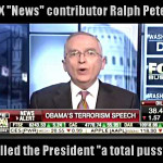 Ralph Peters calls president a pussy after Obama terror speech