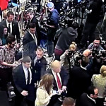 Trump campaign manager charged with battery