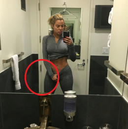 khloe kardashian photoshop