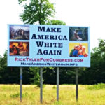 make america white again sign