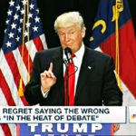 Trump regrets