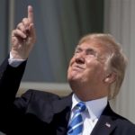 Trump Looked At The Eclipse