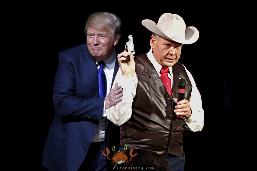 Trump Supports Moore the Molester