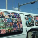 MAGA bomber van