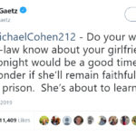 Matt Gaetz threatens Michael Cohen