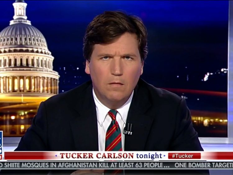 FOX pond scum Tucker Carlson