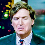 white male butthurt poster child tucker carlson