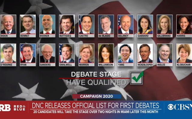 Democratic debates lineup