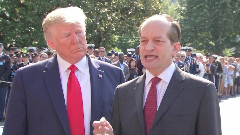 Another Trump Appointee Resigns In Shame - Alex Acosta