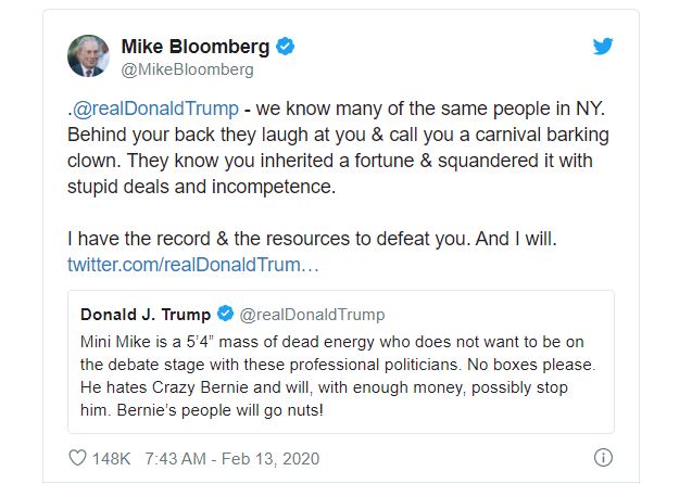 Bloomberg is getting under Trump's thin skin
