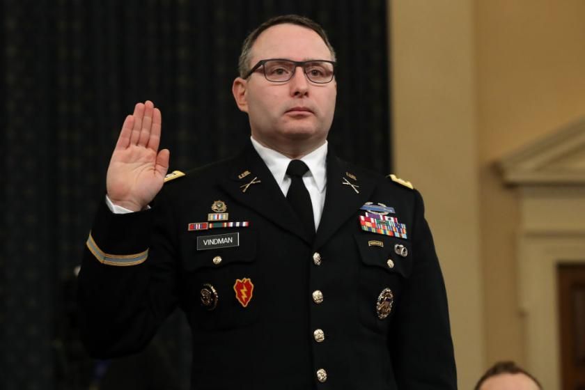 Patriot Lt. Col. Vindman Was Escorted From The White House