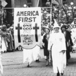 america first kkk march