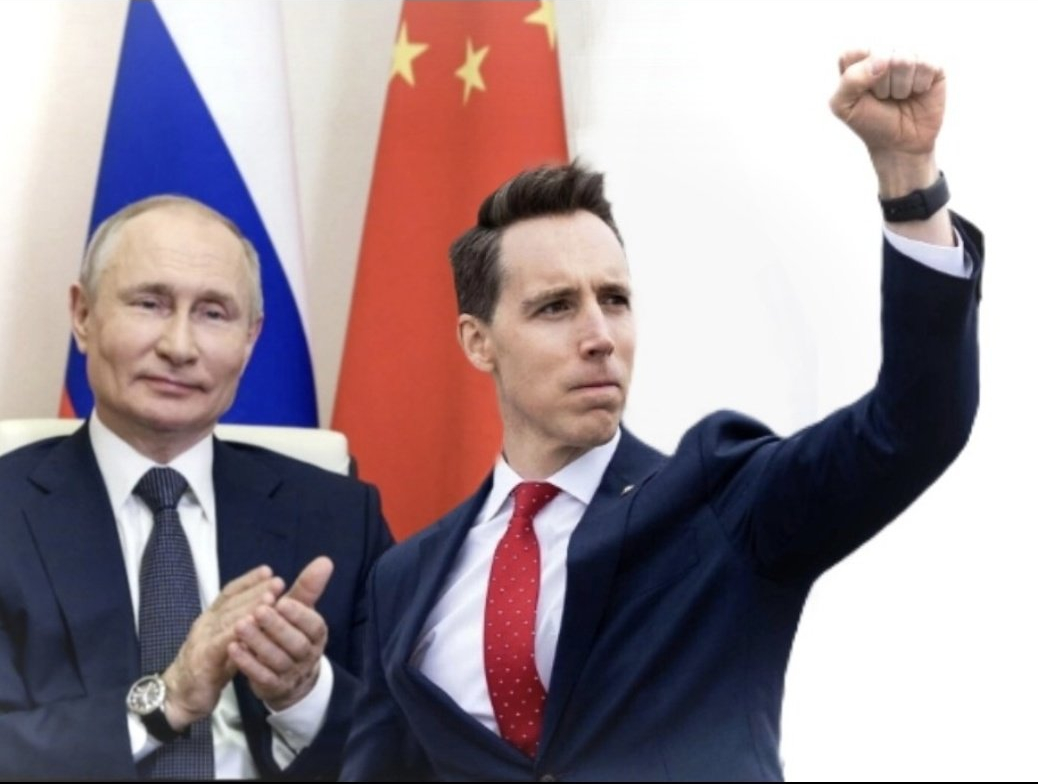 GOP Diaper Load Josh Hawley Is Putin's Favorite Cheerleader For Russia