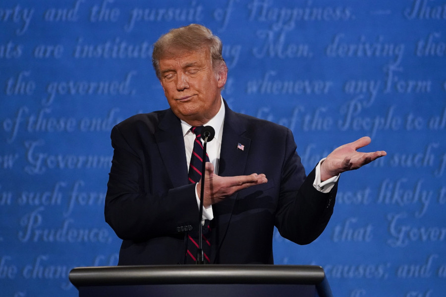 trump will bail on the presidential debate