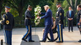 trump befouls Arlington National cemetery