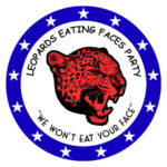 leopards eating faces party