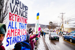 vance protestors vermont