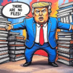 Trump says there are no Epstein files