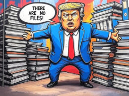 Trump says there are no Epstein files